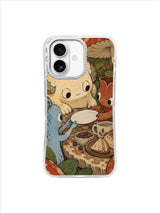 Breakfast Under the Mushroom Table artwork pattern 3 on iPhone 17 case