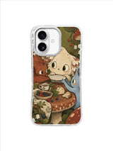Breakfast Under the Mushroom Table artwork pattern 5 on iPhone 17 case