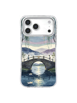 The Bridge Where Wishes Met two trees of hope iPhone case artwork