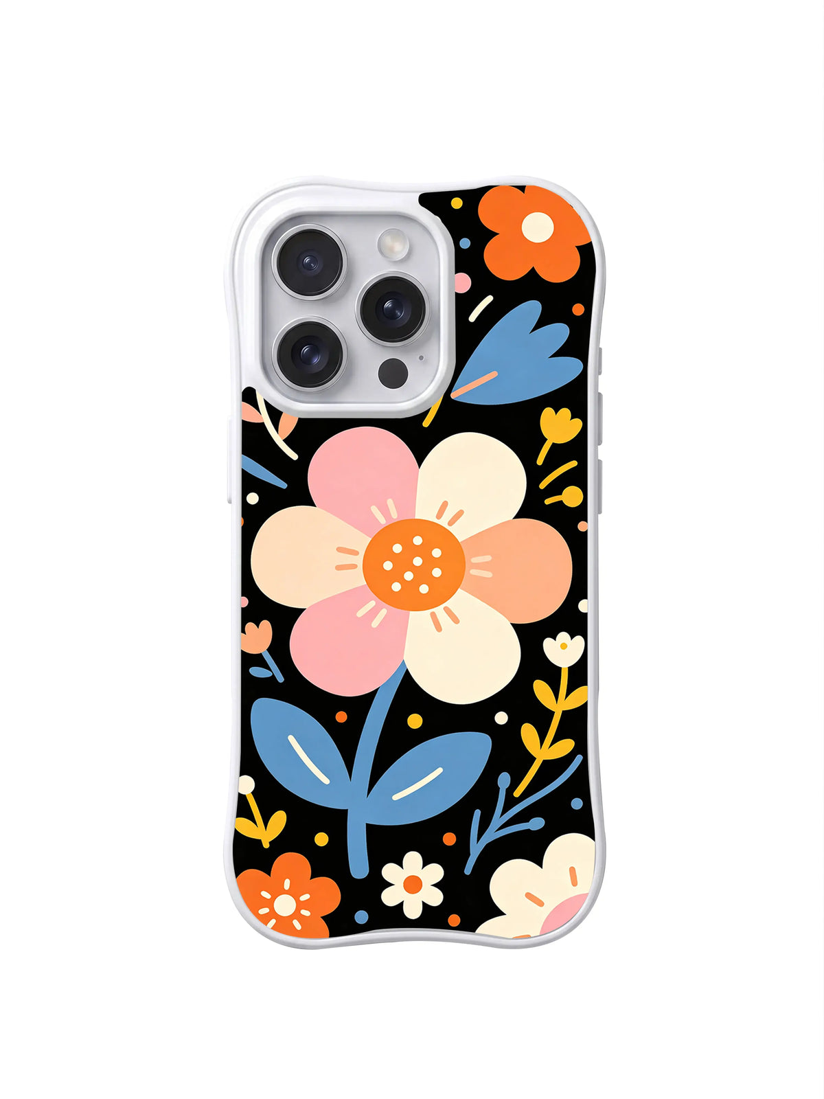 Bubblegum Petal Beat pattern iPhone 15 Pro case