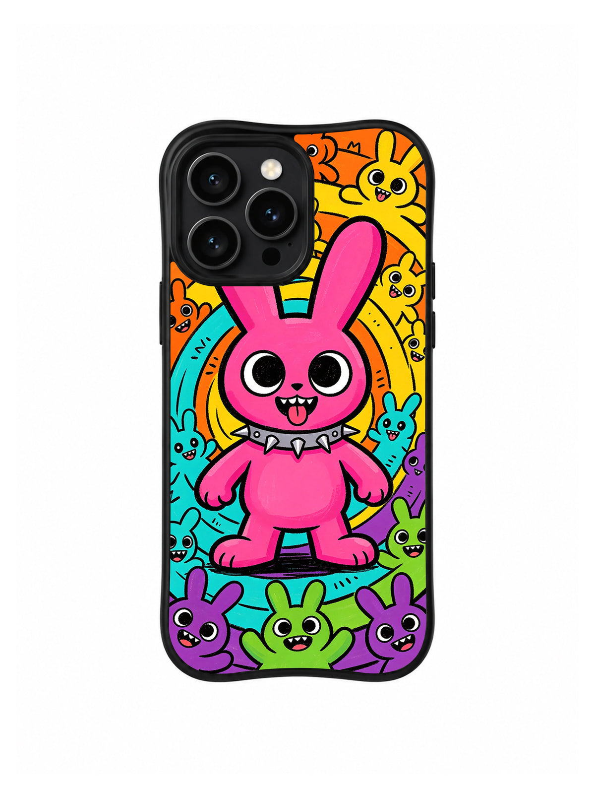 Product or handheld view of the Bunny Punk Playground case