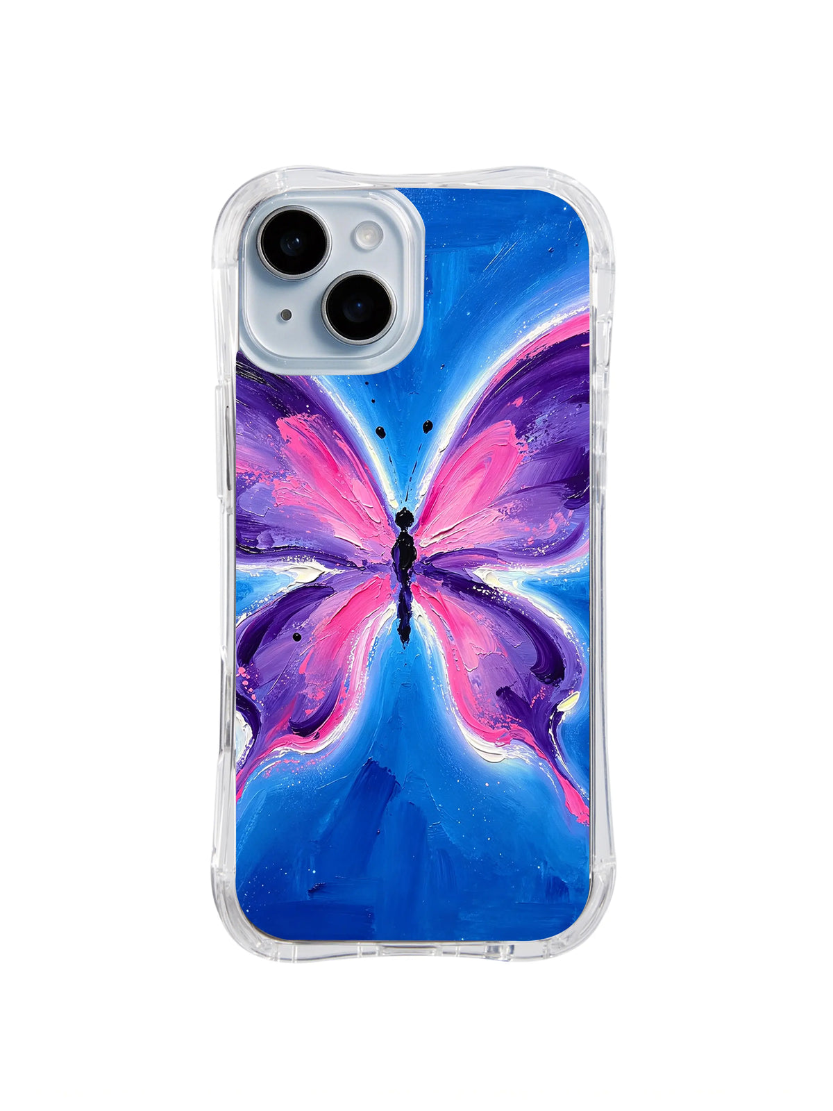 Violet Transformation Pulse purple butterfly artwork phone case