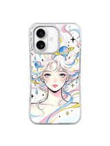 Buttercream Cosmos pastel celestial portrait iPhone 17 case front view