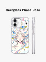Buttercream Cosmos iPhone 17 case side profile