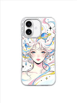 Cosmic Ribbon Muse iPhone 17 case pattern