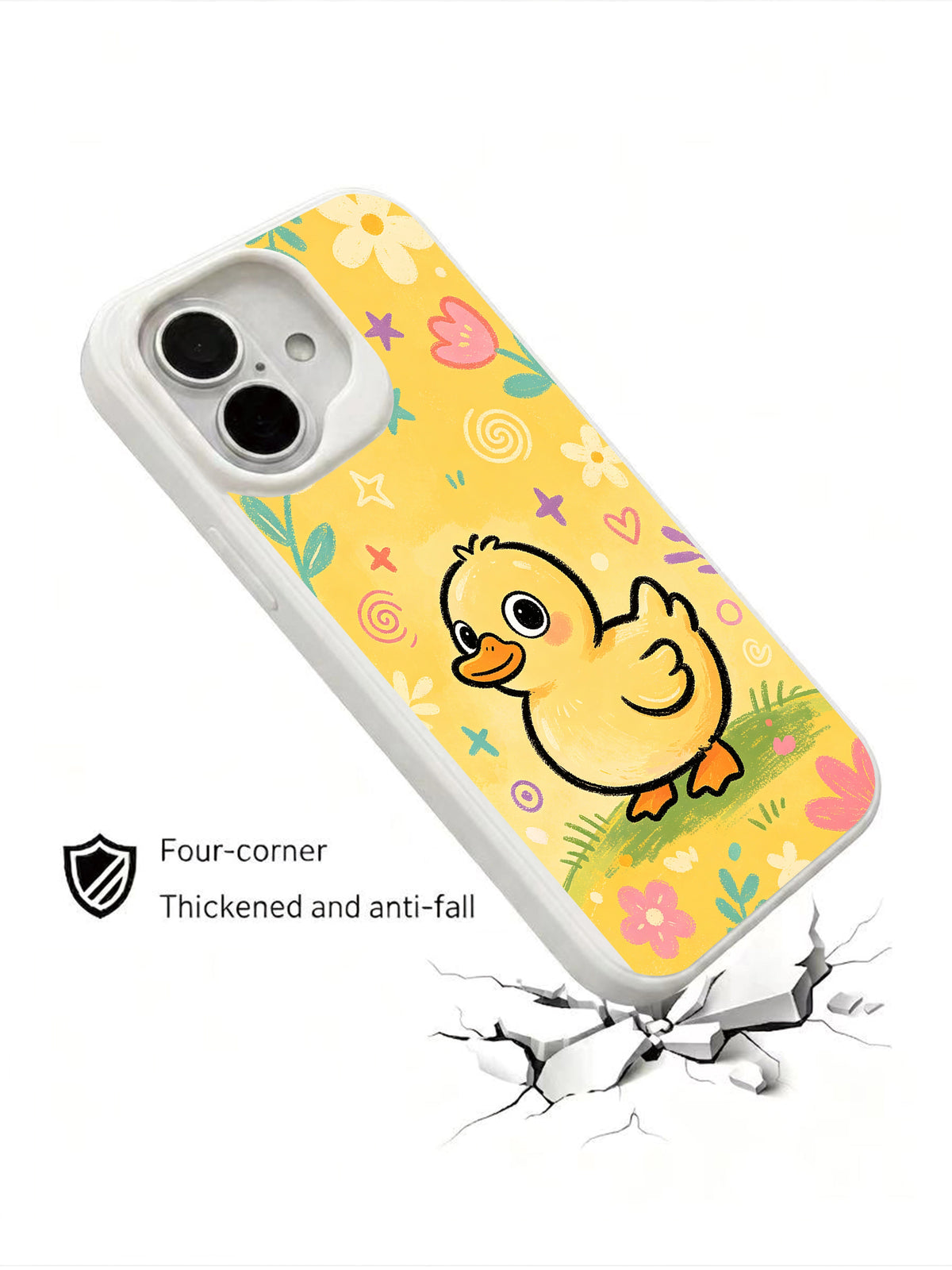 Buttercup Duck protective iPhone 16 Plus case