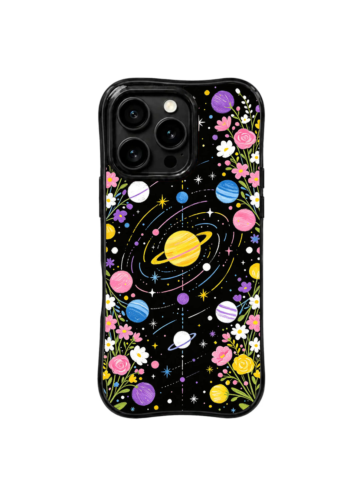 Cosmic Meadow pattern iPhone 15 Pro case