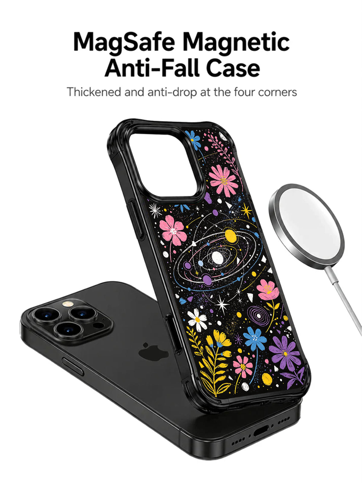 Buttercup Orbit colorful space garden phone case view