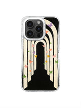 Butterfly Archway Garden layered cream arch pattern case