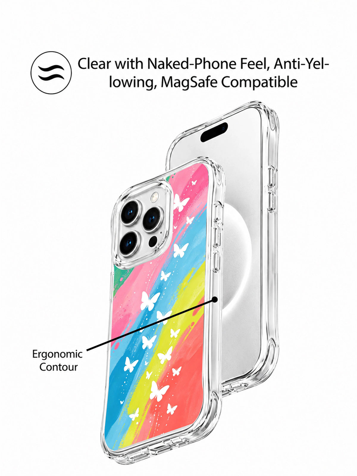 Supplied marketing graphic with unverified protection, fit or MagSafe statements