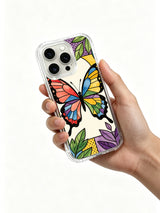 Product or handheld view of the Butterfly Color Symphony case