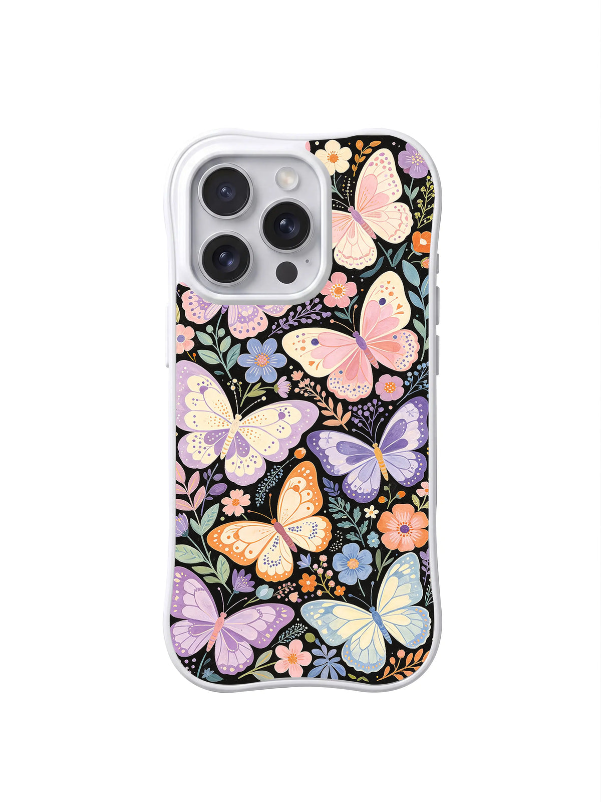 Butterfly Dream Cascade pattern iPhone 15 Pro case