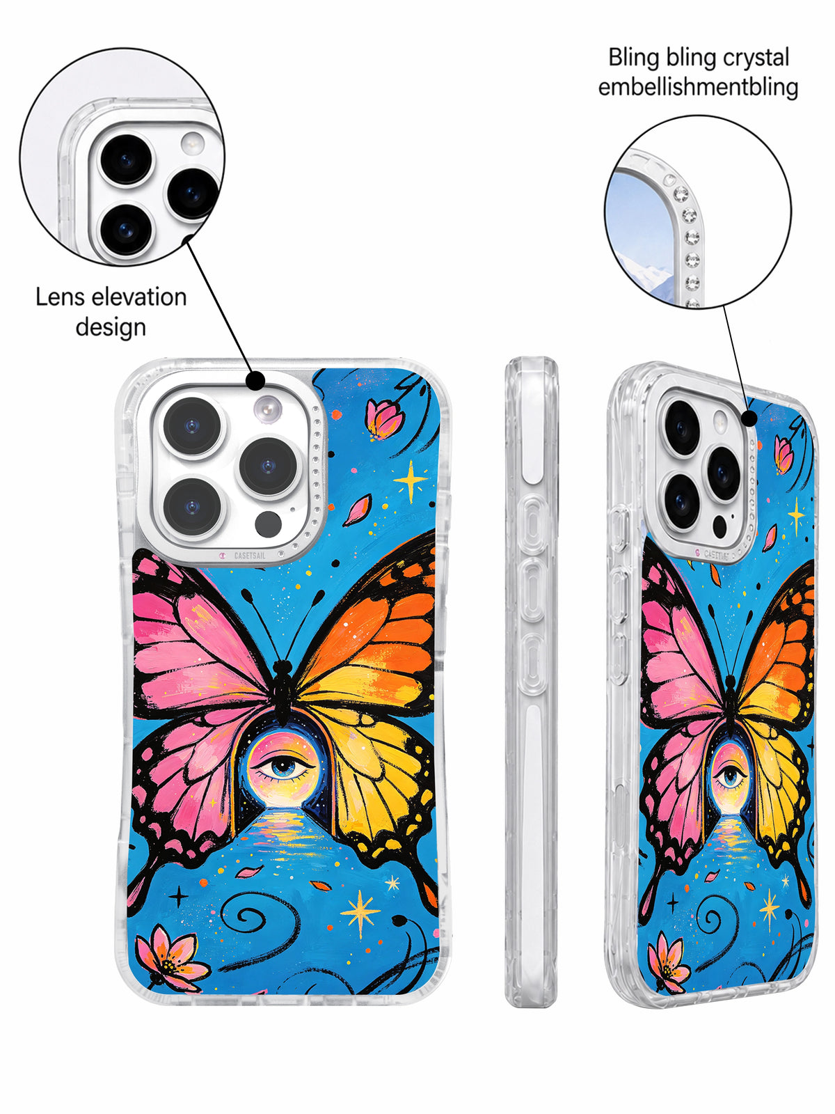 Butterfly Dream Portal Art artwork gallery view 4 on an iPhone case