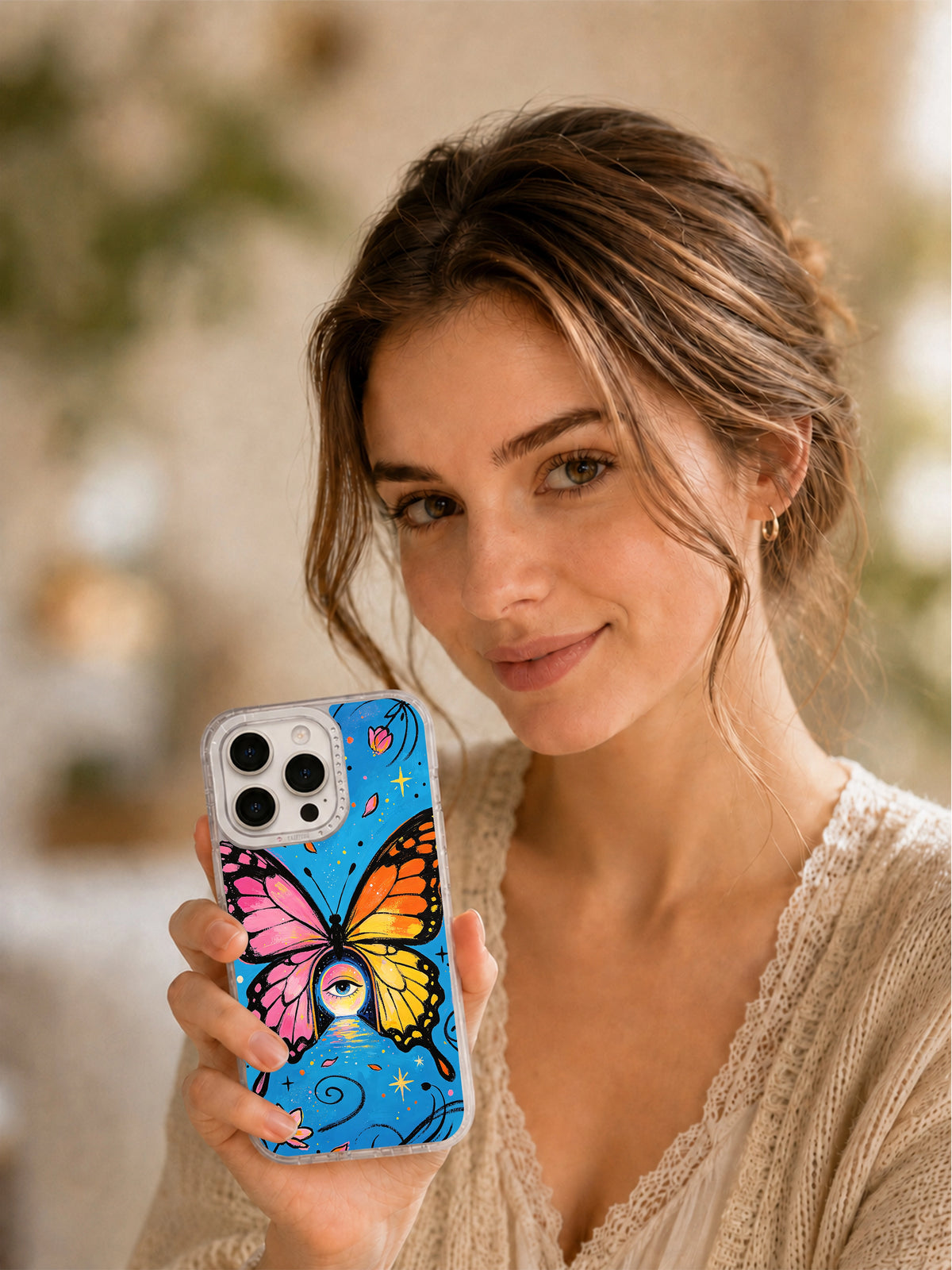 Butterfly Dream Portal Art artwork gallery view 7 on an iPhone case