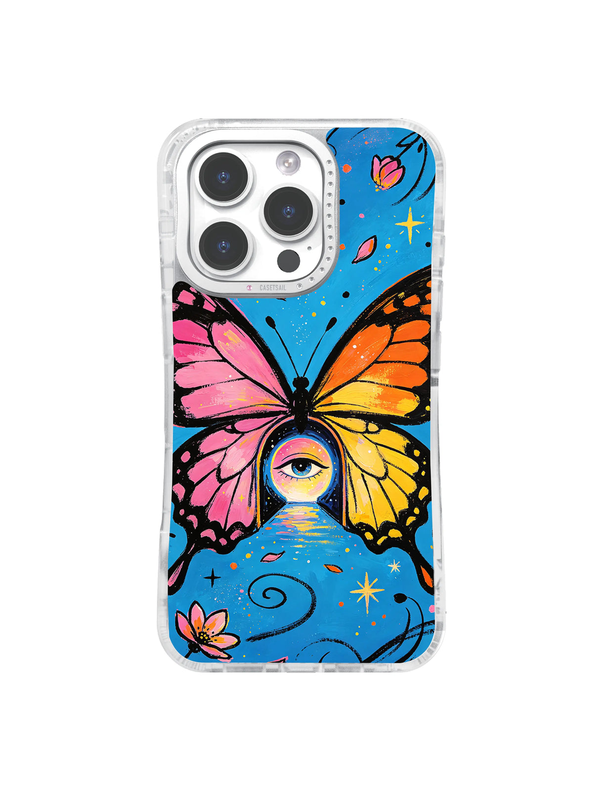Dream Eye Butterfly on an iPhone case