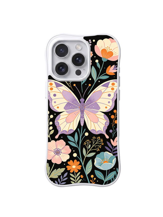 Butterfly Garden Symbols iPhone 15 Pro case front