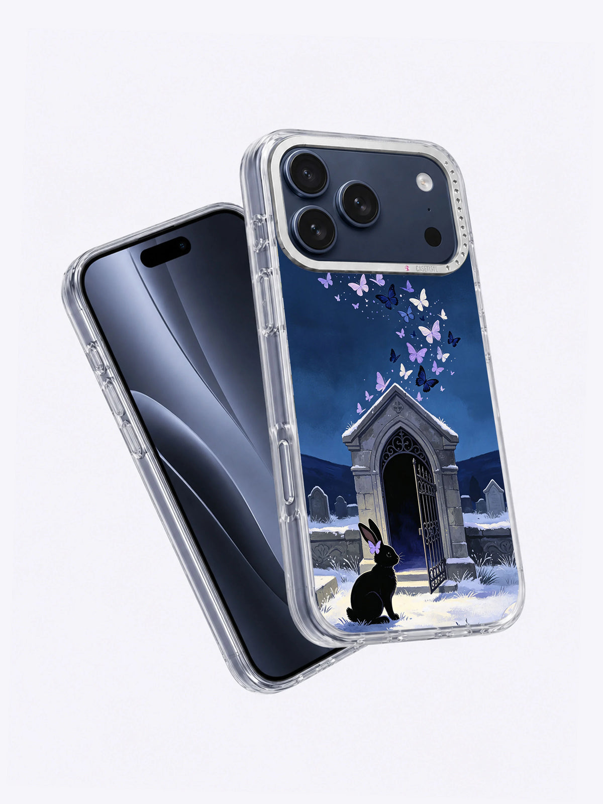Butterfly Mausoleum angled case view