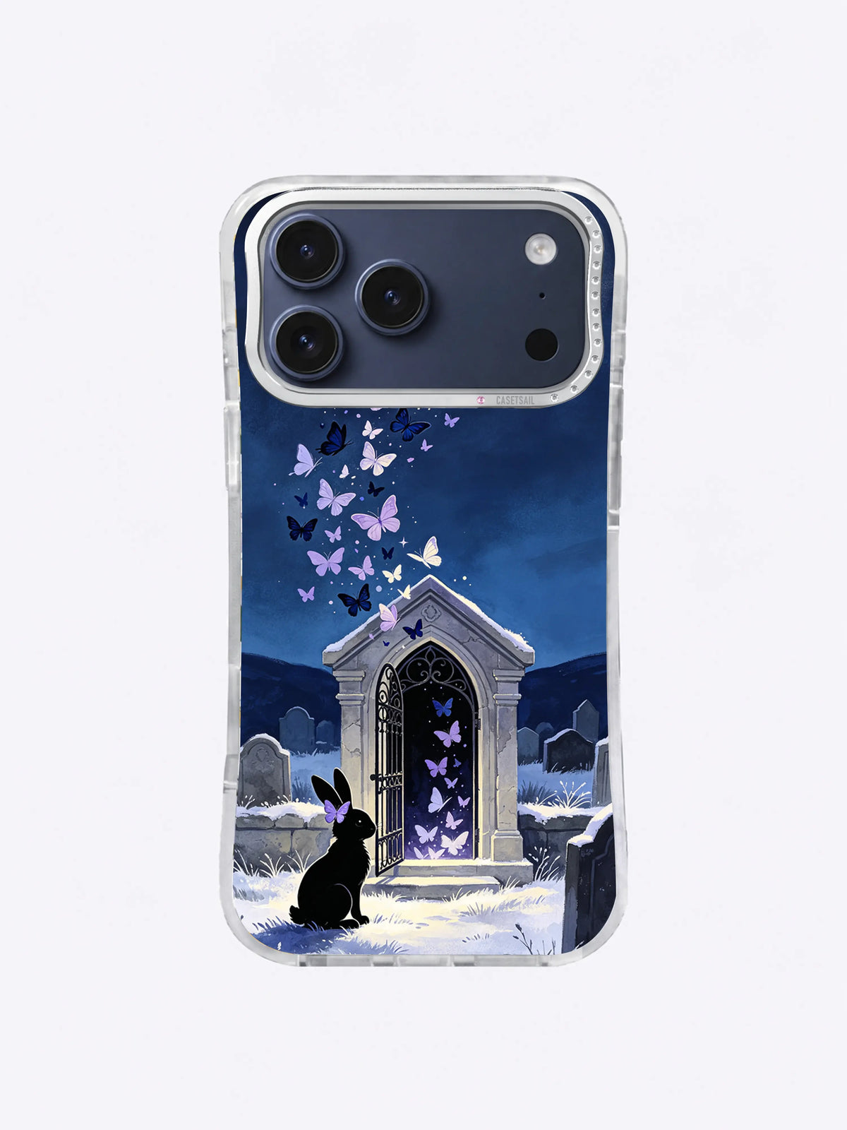 Lilac Spiral Mausoleum iPhone case