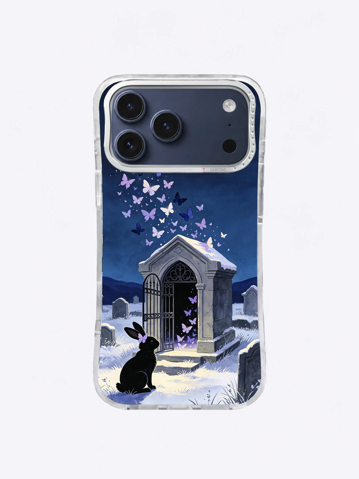 Frost Garden Rabbit iPhone case