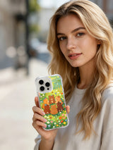 Butterfly Meadow Bears iPhone 14 Pro Max case product presentation