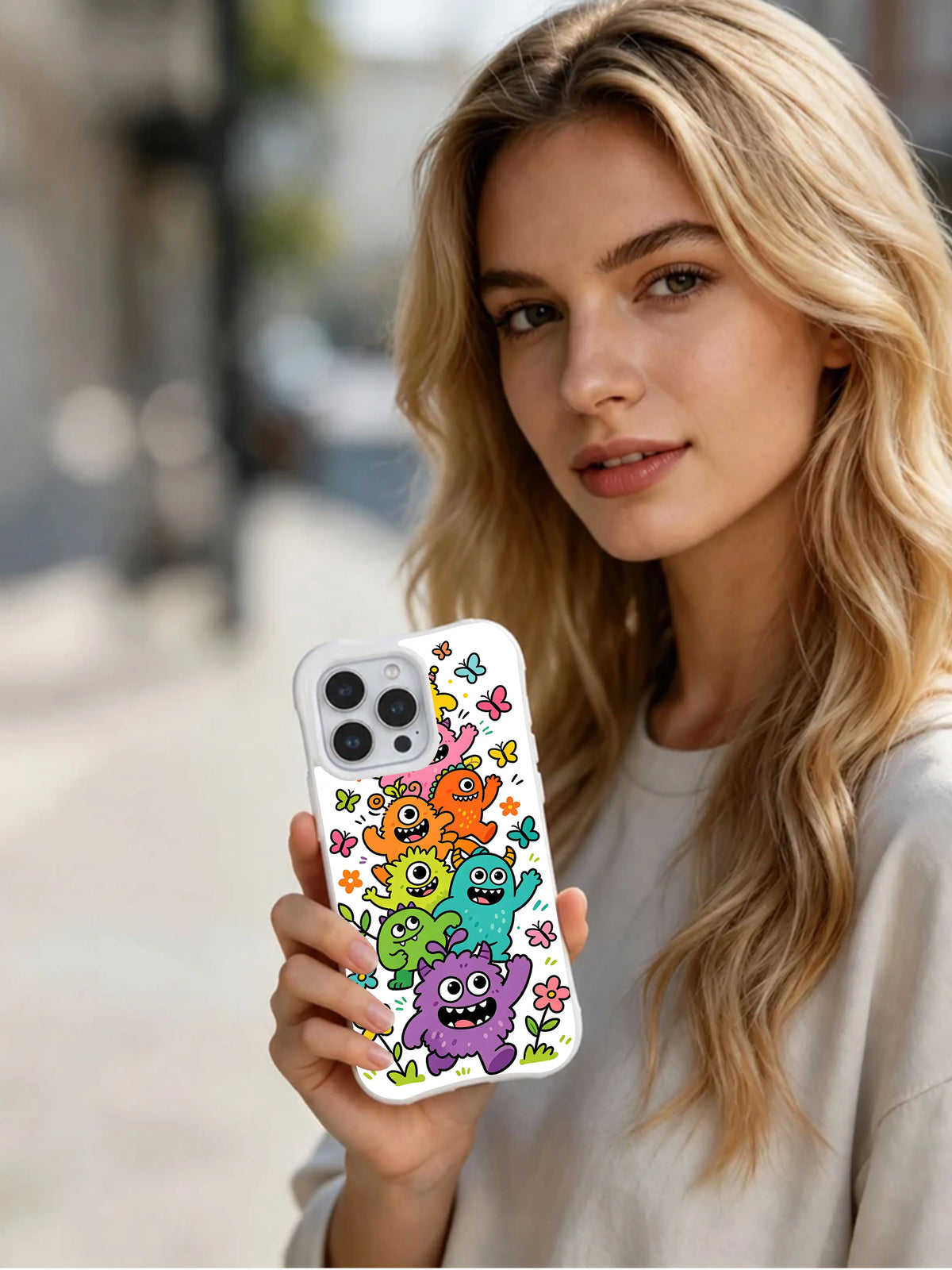 Product or handheld view of the Butterfly Mischief Parade case