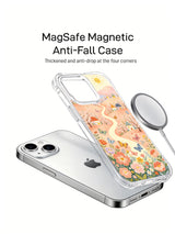Magnetic charging graphic with unsupported MagSafe and anti-fall claims