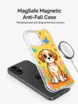 Butterfly Puppy iPhone 16 Plus case side view