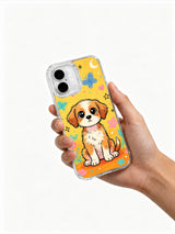 Butterfly Puppy phone case lifestyle image