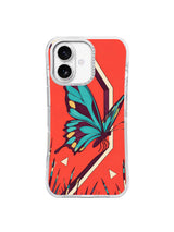 Front view of Butterfly at the Side Entrance iPhone 17 case