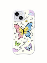 Butterfly Signal art iPhone 14 case front
