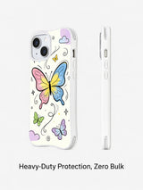 Butterfly Signal iPhone 14 case slim side view