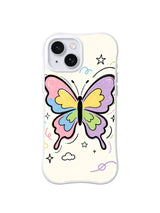 Pastel Bloom Wing pattern iPhone 14 case