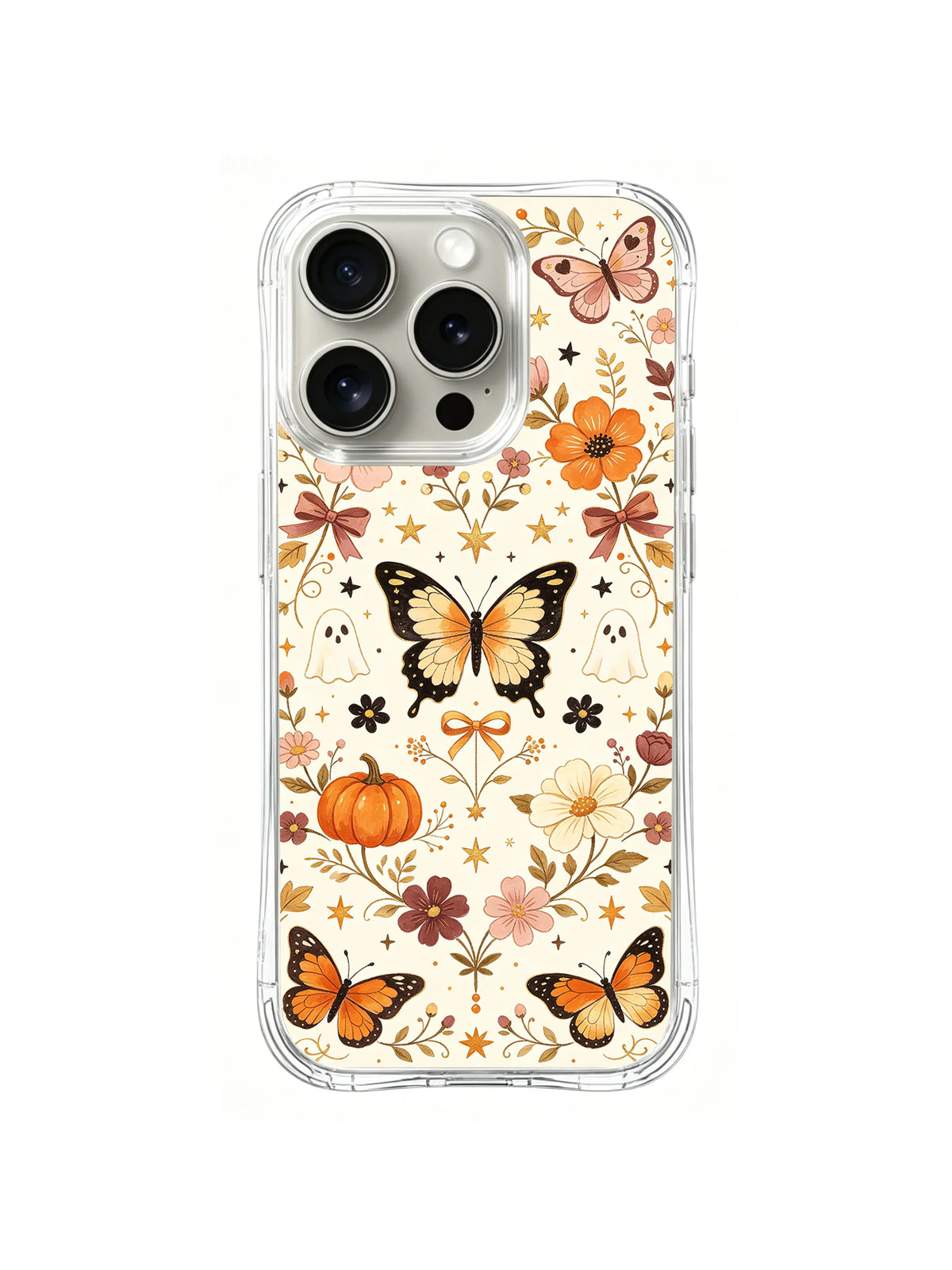 Autumn Butterfly Bouquet pattern iPhone 14 Pro case