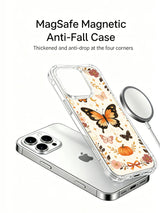 Butterfly Spell Harvest iPhone 14 Pro case with MagSafe accessory