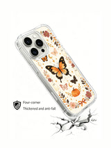 Butterfly Spell Harvest iPhone 14 Pro case protection graphic
