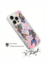 Butterfly Tide Fish iPhone 14 Pro case lifestyle detail
