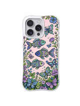Butterfly Valley Guardian Fish iPhone 14 Pro case – front detail
