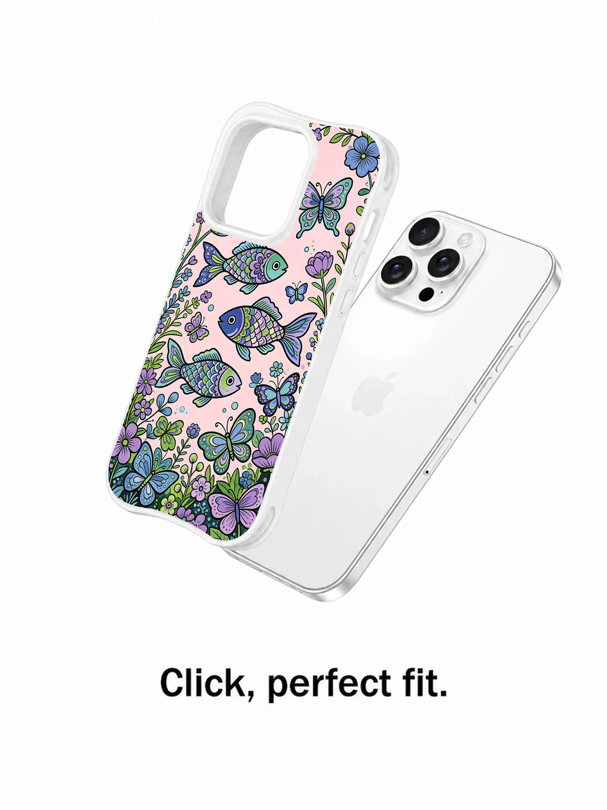 Butterfly Valley Guardian Fish iPhone 14 Pro case – product view 4