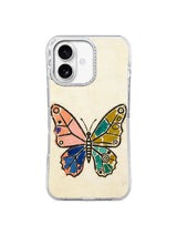 Mosaic Butterfly Message iPhone 16 Pro case pattern