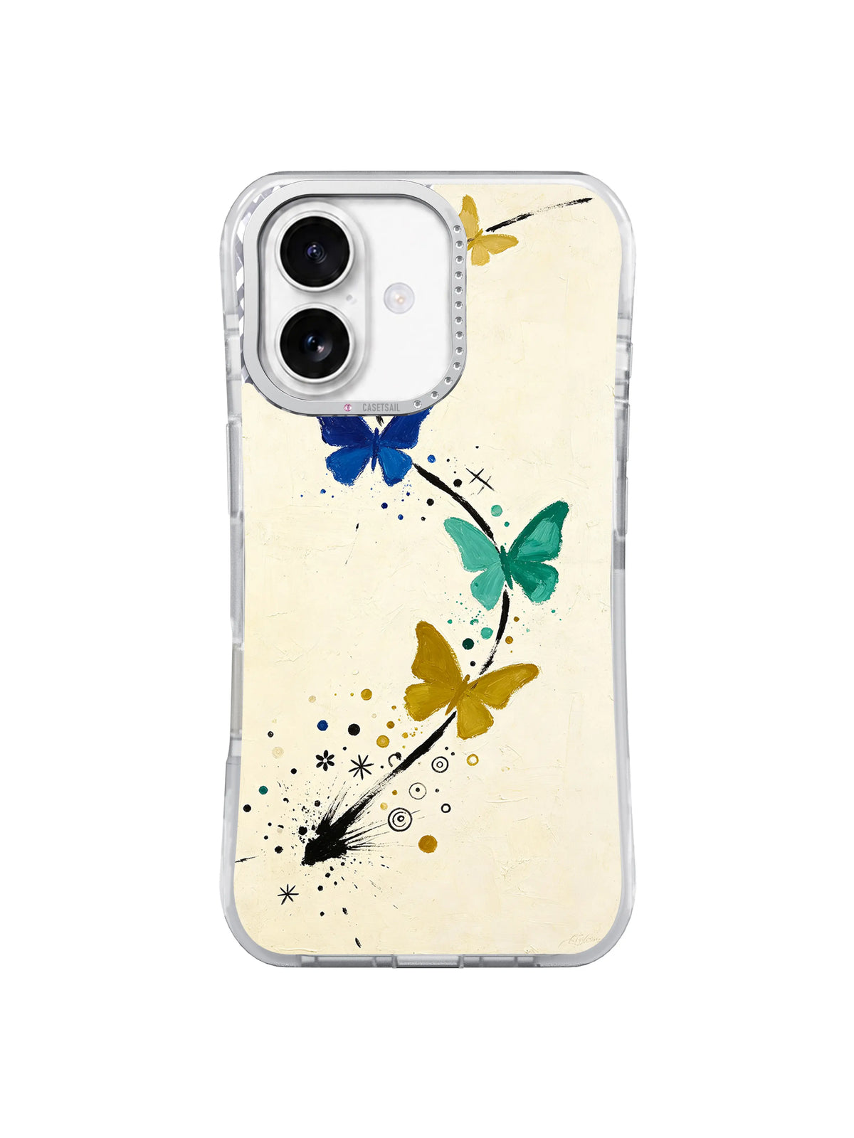 Three Butterfly Trail iPhone 16 Pro case pattern