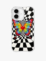 Butterfly Wing Signal iPhone 16 Plus case front view
