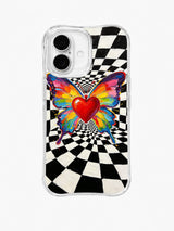 Courage Takes Flight pattern iPhone 16 Plus case