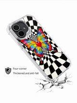 Butterfly Wing Signal iPhone 16 Plus case protective design