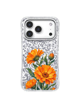 Calendula Constellation transparent iPhone case front view