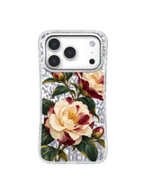 Garden Turn asymmetrical camellia artwork for iPhone 17 Pro Case