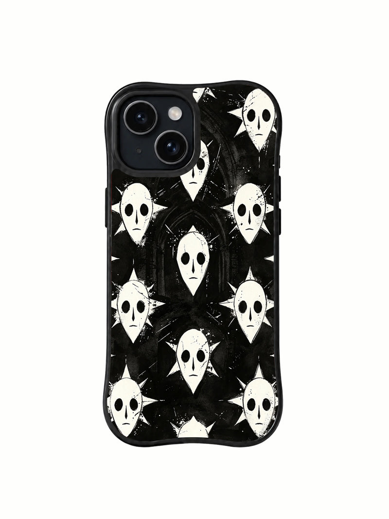 Candleless Chapel Spirits iPhone 15 Plus Case – Gothic Ghost Art