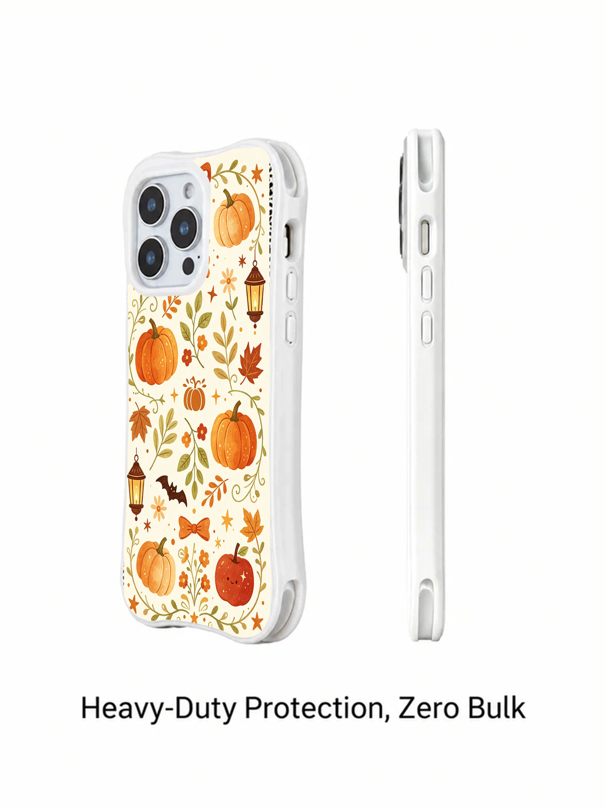Candy Apple Orchard Night iPhone 14 Pro case front and side profile
