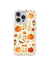 Lantern Orchard Night pattern on iPhone 14 Pro case
