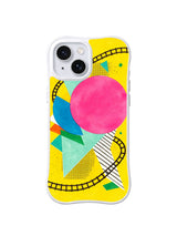 Candy Arc Motion iPhone 15 case pattern