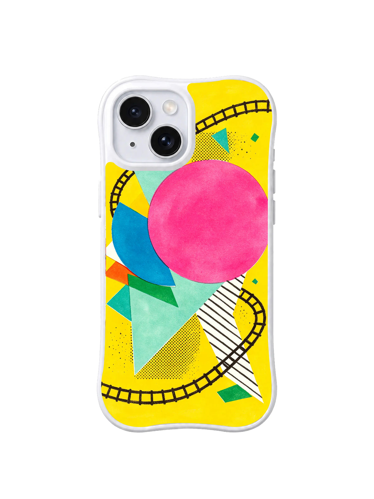 Candy Arc Motion iPhone 15 case pattern